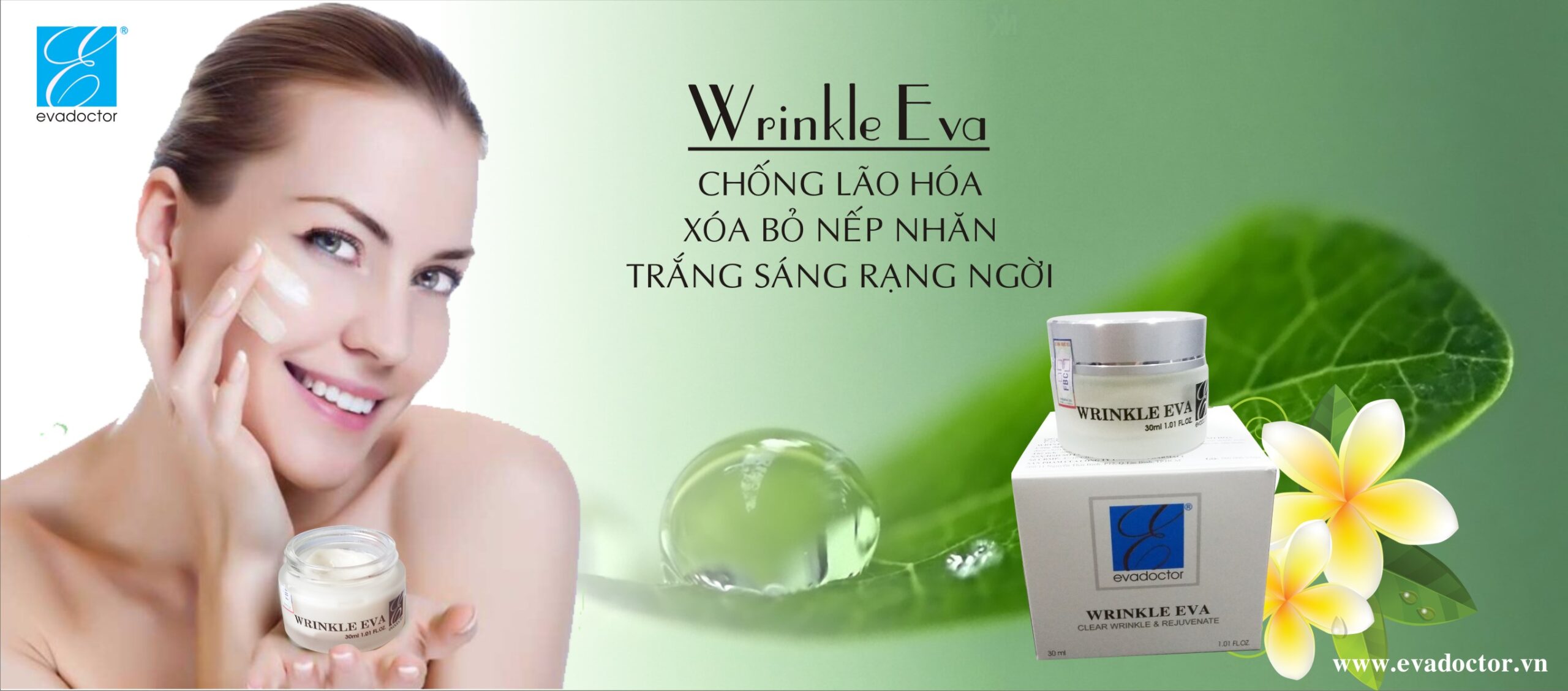 Kem dưỡng trắng da WRINKLE EVA EVADOCTOR